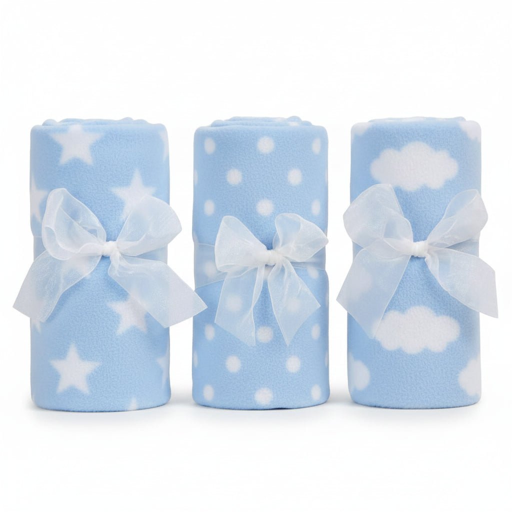 Personalised Baby Soft Fleece Roll Blanket | Soft Baby Blanket for Newborns - MANSURI FASHIONS