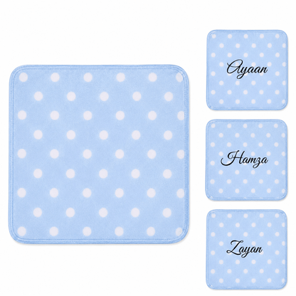 Personalised Baby Soft Fleece Roll Blanket | Soft Baby Blanket for Newborns - MANSURI FASHIONS