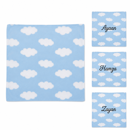 Personalised Baby Soft Fleece Roll Blanket | Soft Baby Blanket for Newborns - MANSURI FASHIONS