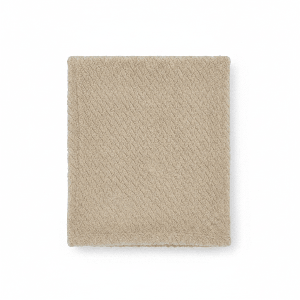 Personalised Baby Textured Plush Blanket | Soft Fleece Baby Blanket - MANSURI FASHIONS