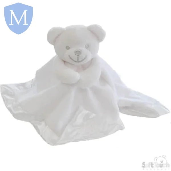 Personalised Bear Comforter With Satin Back - MANSURI FASHIONS