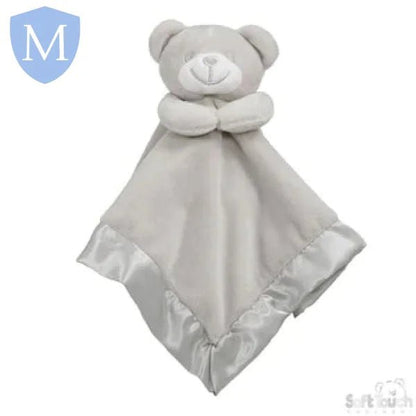 Personalised Bear Comforter With Satin Back - MANSURI FASHIONS