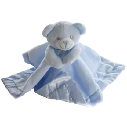 Personalised Bear Comforter With Satin Back - MANSURI FASHIONS