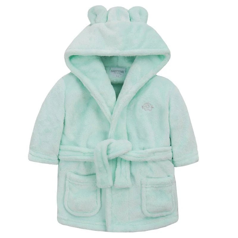 Personalised Boys Super Soft Hooded Dressing Gown - MANSURI FASHIONS