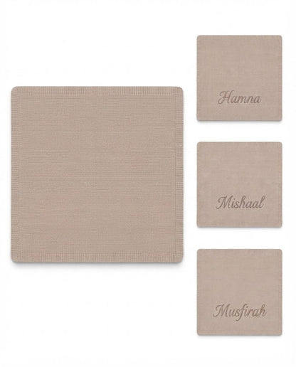 Personalised Deluxe Personalised Cotton Cellular Baby Blanket - MANSURI FASHIONS
