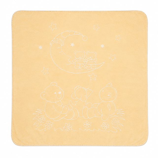 Personalised Embossed Baby Cot Blanket in Bag | Soft Baby Blanket - MANSURI FASHIONS
