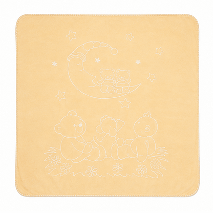 Personalised Embossed Baby Cot Blanket in Bag | Soft Baby Blanket - MANSURI FASHIONS