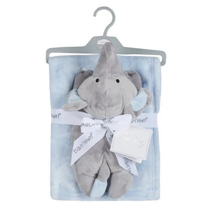 Personalised Luxury Baby Plush Blanket & Toy | Soft Baby Gift Set - MANSURI FASHIONS