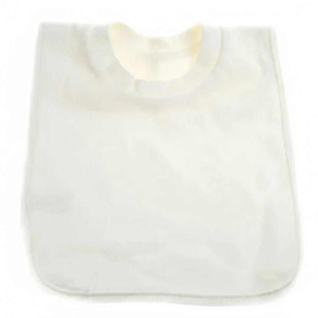 Personalised Plain Pop-On Baby Bibs – Soft Cotton Infant Feeding Bib - MANSURI FASHIONS