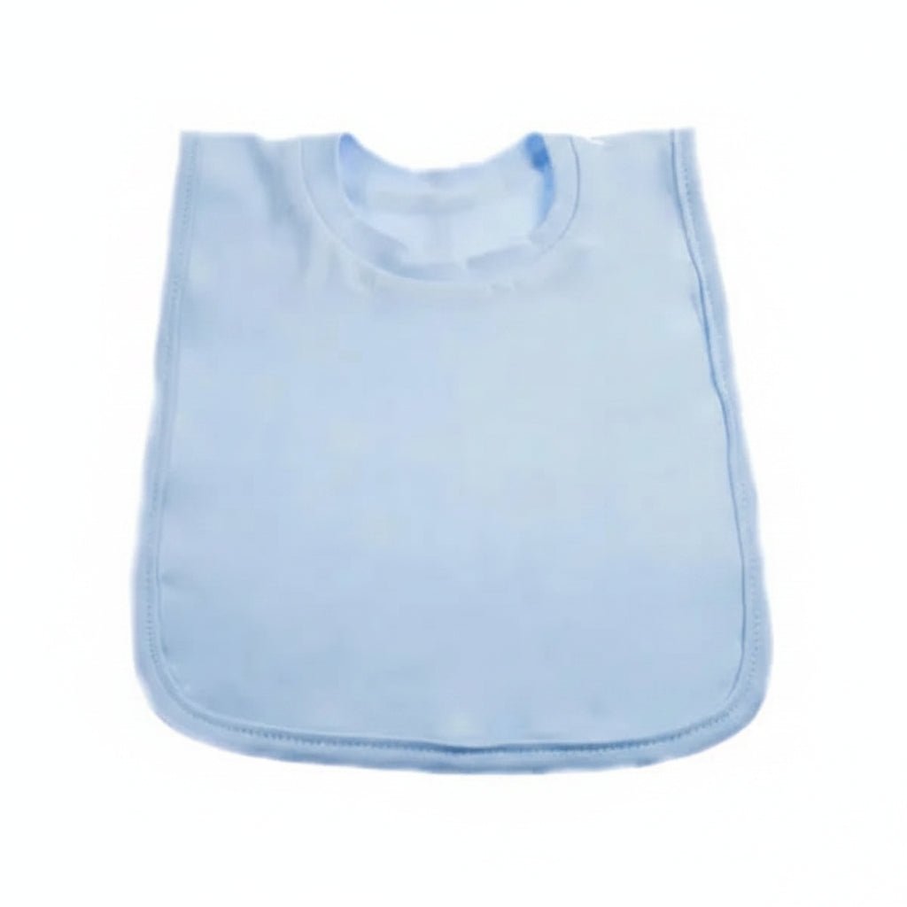 Personalised Plain Pop-On Baby Bibs – Soft Cotton Infant Feeding Bib - MANSURI FASHIONS