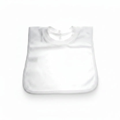Personalised Plain Pop-On Baby Bibs – Soft Cotton Infant Feeding Bib - MANSURI FASHIONS