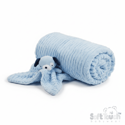 Personalised Puppy Comforter & Wrap Set - MANSURI FASHIONS