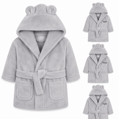 Personalised Super Soft Dressing Gown With Ears (Baby Gown) - MANSURI FASHIONS