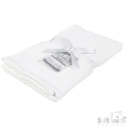 Personalized Deluxe Cotton Cellular Blanket - MANSURI FASHIONS