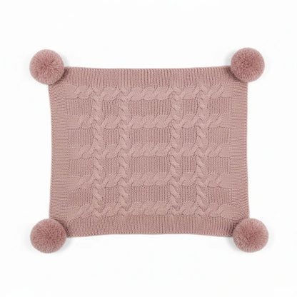 Personalized Infants Acrylic Recycled Cable Knit Wrap