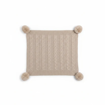 Personalized Infants Acrylic Recycled Cable Knit Wrap