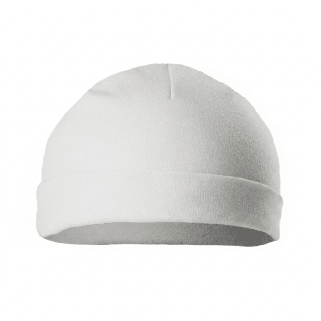 Personalized Infants Plain White Hat - MANSURI FASHIONS