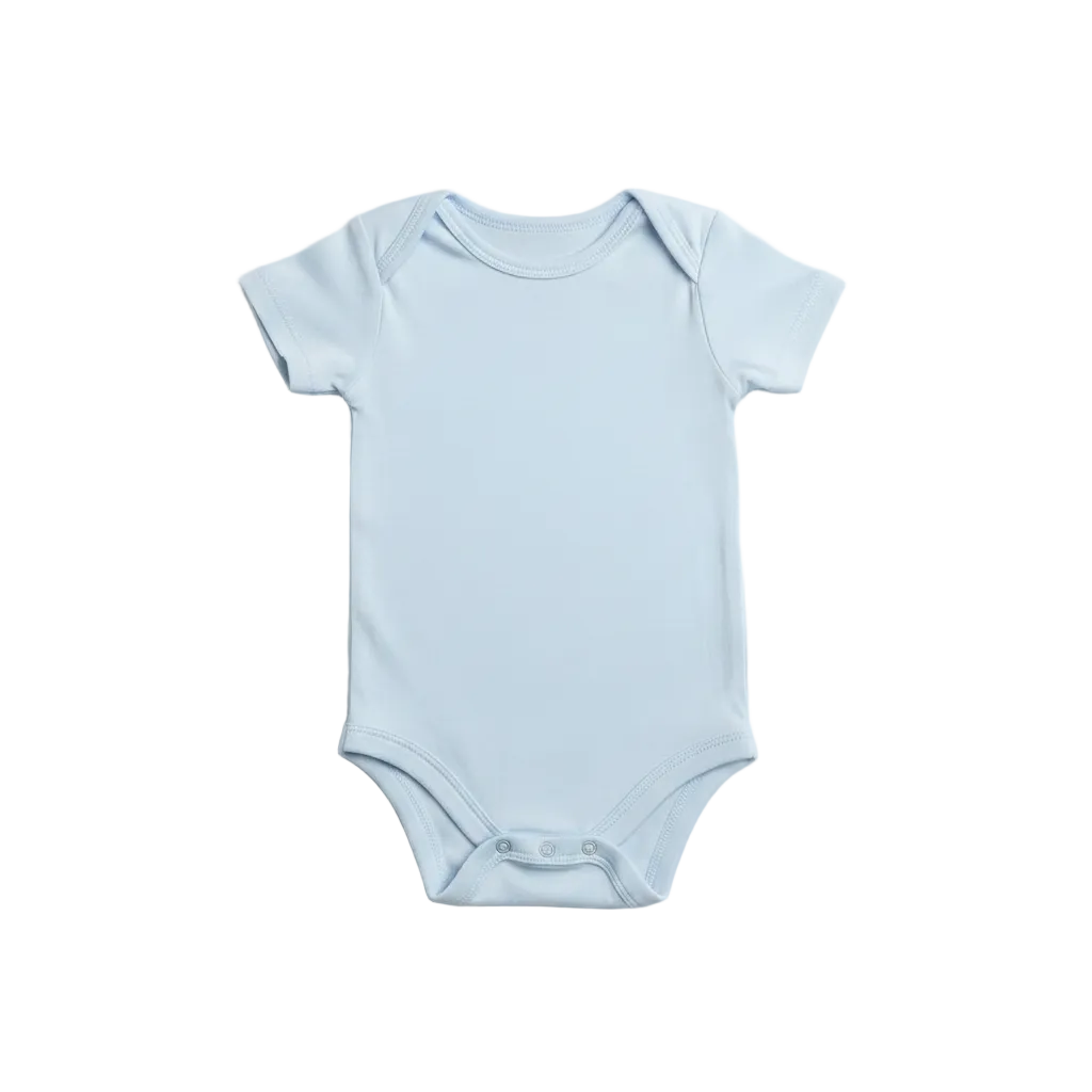 Personalized Plain Blue Bodysuit