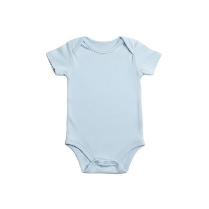 Personalized Plain Blue Bodysuit