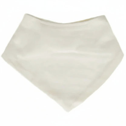 Personalized Plain Beige Bandana Baby Bib – Custom Cotton Bib