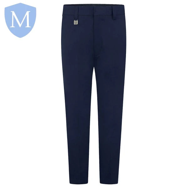 Plain Boys Slim Fit Boys Gab Trouser Navy