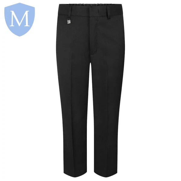 Plain Boys Standard Fit Trews Trouser Black