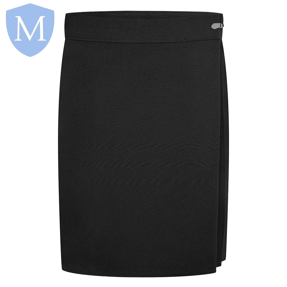 Plain Girls Gym Skirt - Black