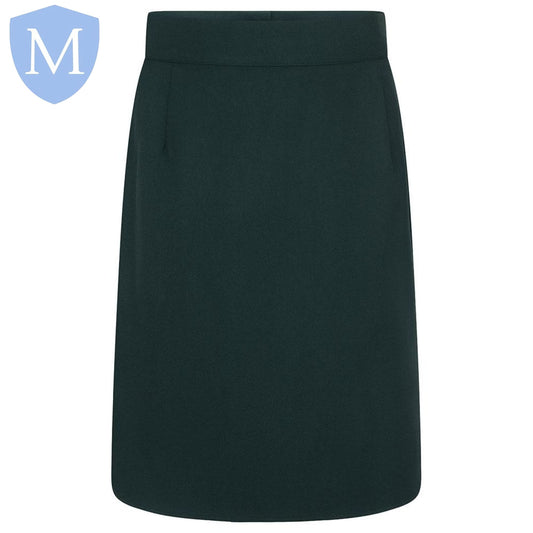 Plain Girls Zeco Pencil Skirt – Bottle Green School Skirt - MANSURI FASHIONS