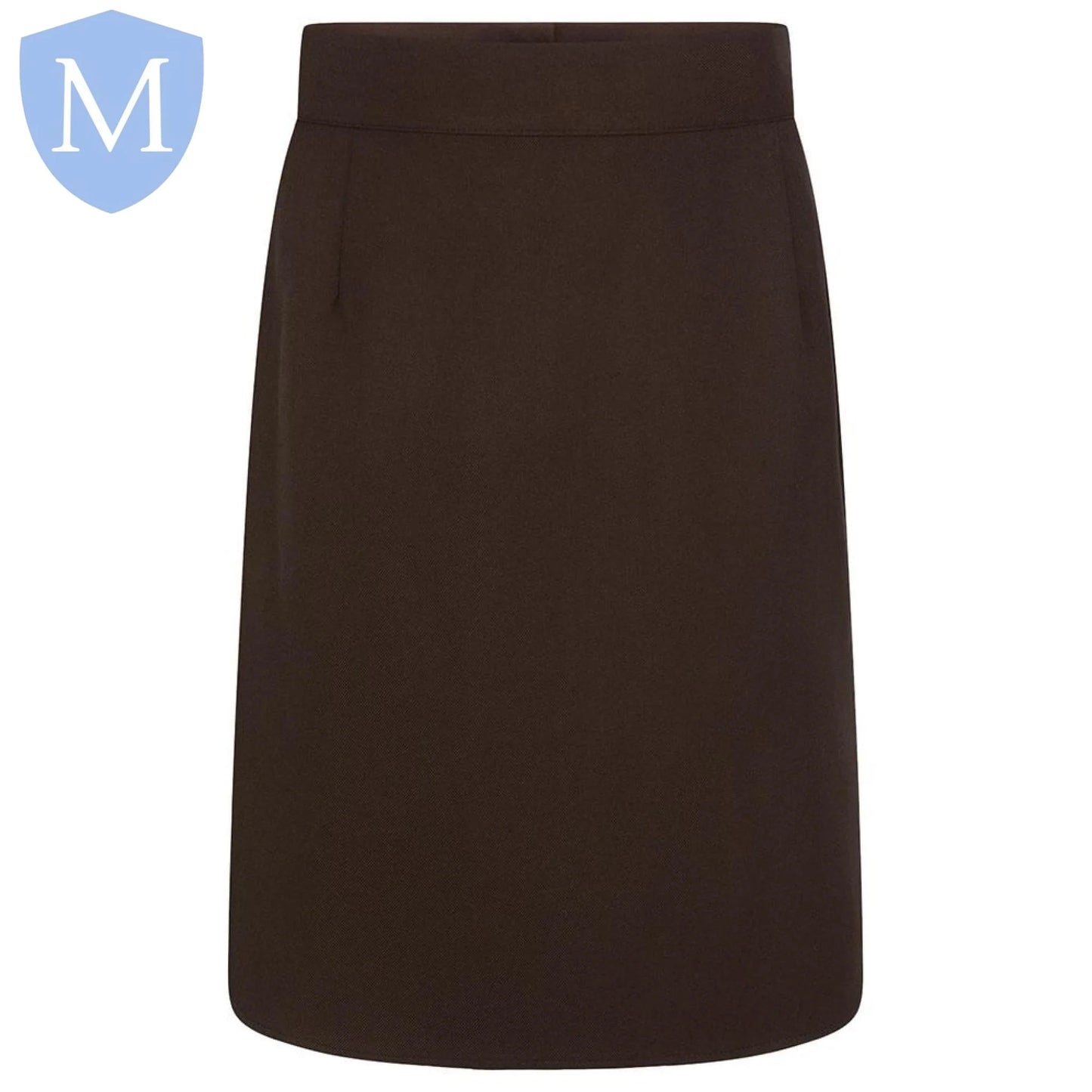 Plain Girls Zeco Pencil Skirt - Brown