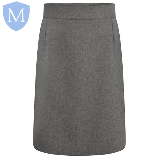Plain Girls Zeco Pencil Skirt – Grey School Skirt (POA) - MANSURI FASHIONS