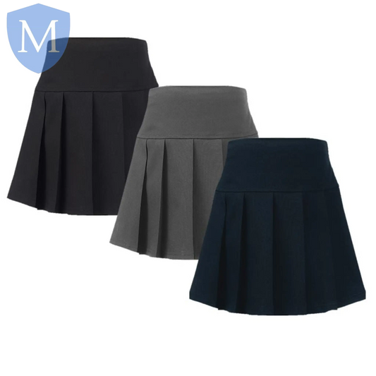 Plain Junior Full Pleat Panel Girls Skirt (poa)