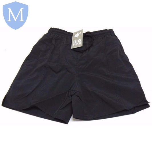 Plain Swimming Shorts - Black | Classic Swimwear Shorts - MANSURI FASHIONS