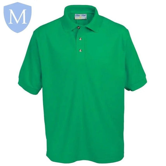 Plain Unisex Short Sleeve Polo Shirt - Emerald Green (POA) - MANSURI FASHIONS
