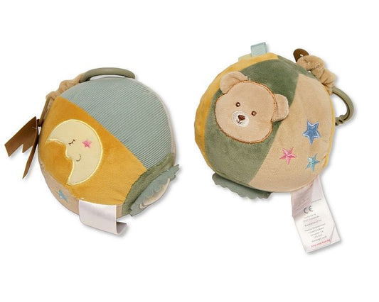Baby Activity Grab Ball with Elastic Hanger and Bead Rattle (13cm) (PK6) PT-26-0026