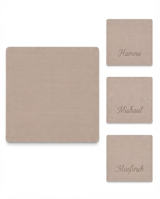 Personalised Deluxe Personalised Cotton Cellular Baby Blanket