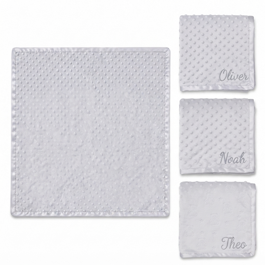 Personalized Bubble Fleece Back Wrap