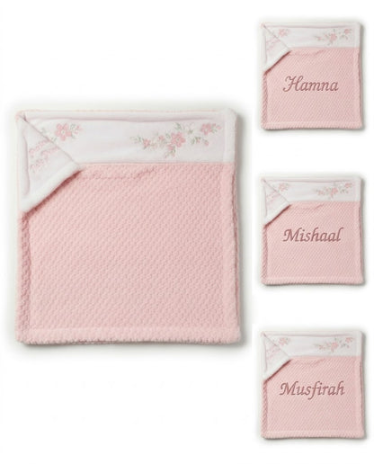 Personalized Baby Girls Waffle Wrap - Precious Baby Princess