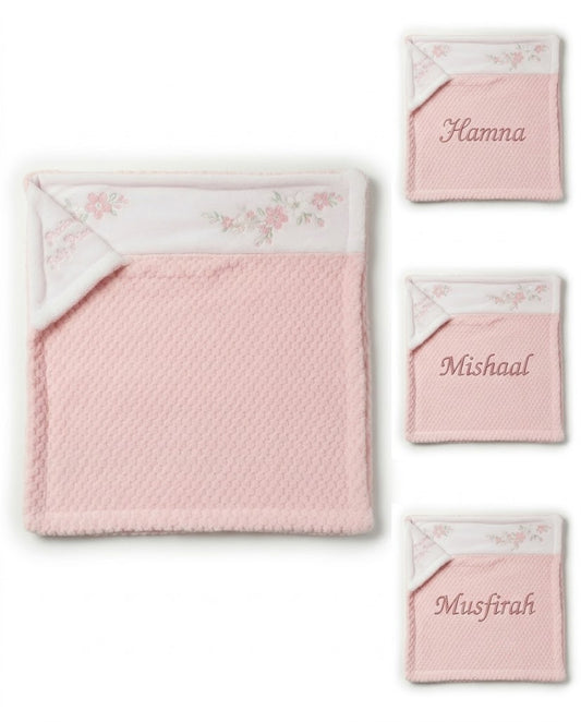 Personalized Baby Girls Waffle Wrap - Precious Baby Princess