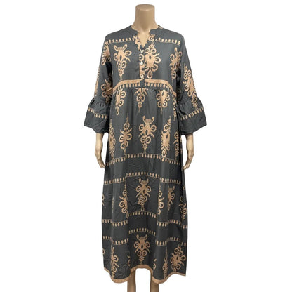 Women's Traditional Motif Print Long Kurti | Elegant Casual Wear - MANSURI FASHIONS