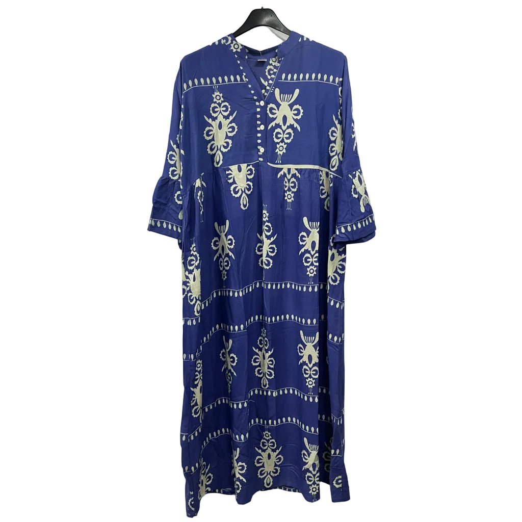 Women's Traditional Motif Print Long Kurti | Elegant Casual Wear - MANSURI FASHIONS